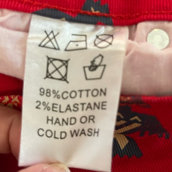 Ranch Dress’n Fallon Taylor Red Southwestern Print Wide Leg Jeans Size 27 - Picture 5 of 5